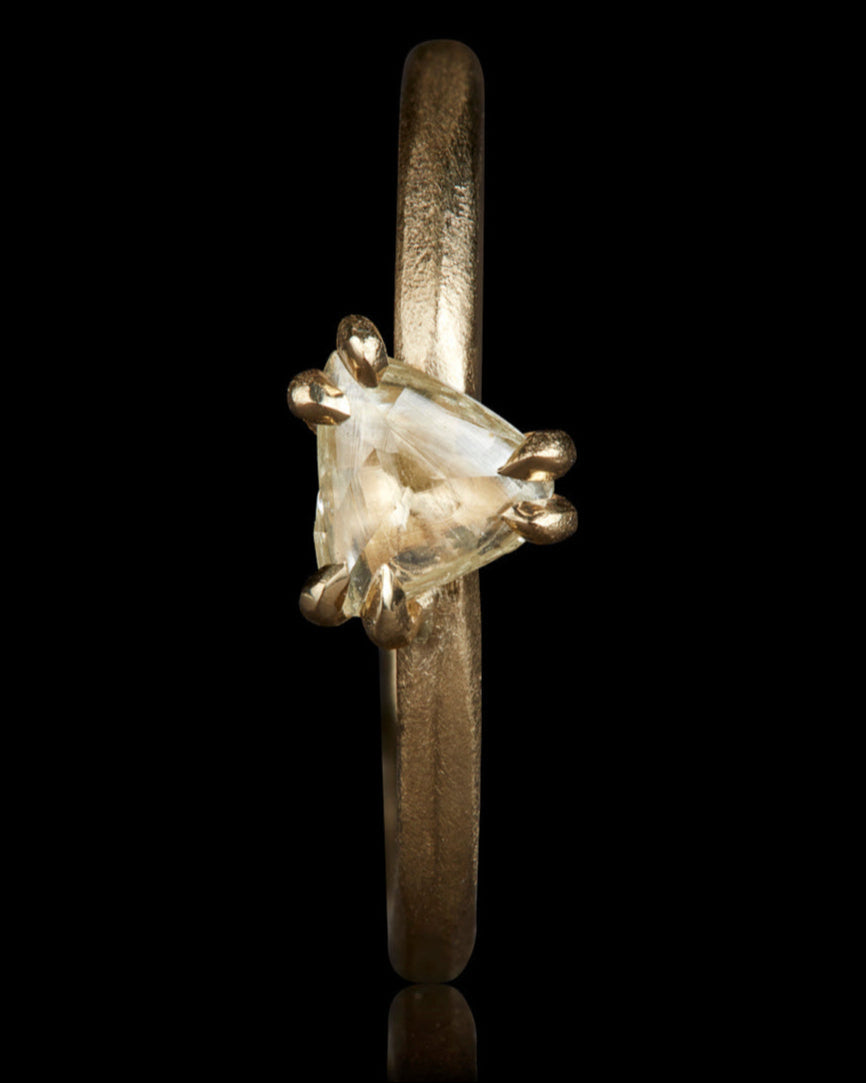 South African Unpolished Raw Diamond Ring – 0.39 ct.