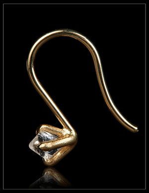 Uncut Diamond Earrings – 0.55 ct.