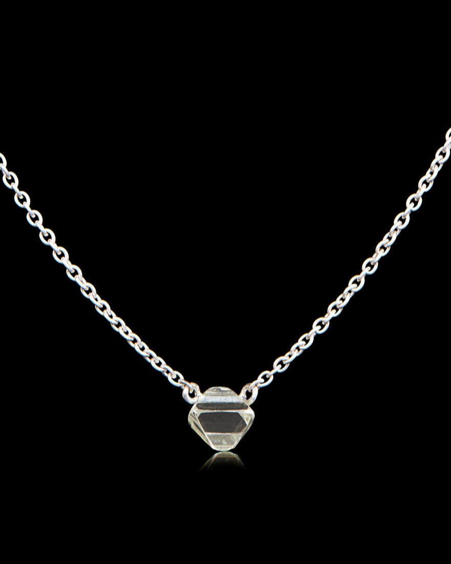 Australian Rough Octahedron Diamond in Necklace – 0.72 ct.