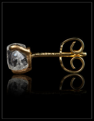 Understated Raw Diamond Earrings – 1.54 ct.