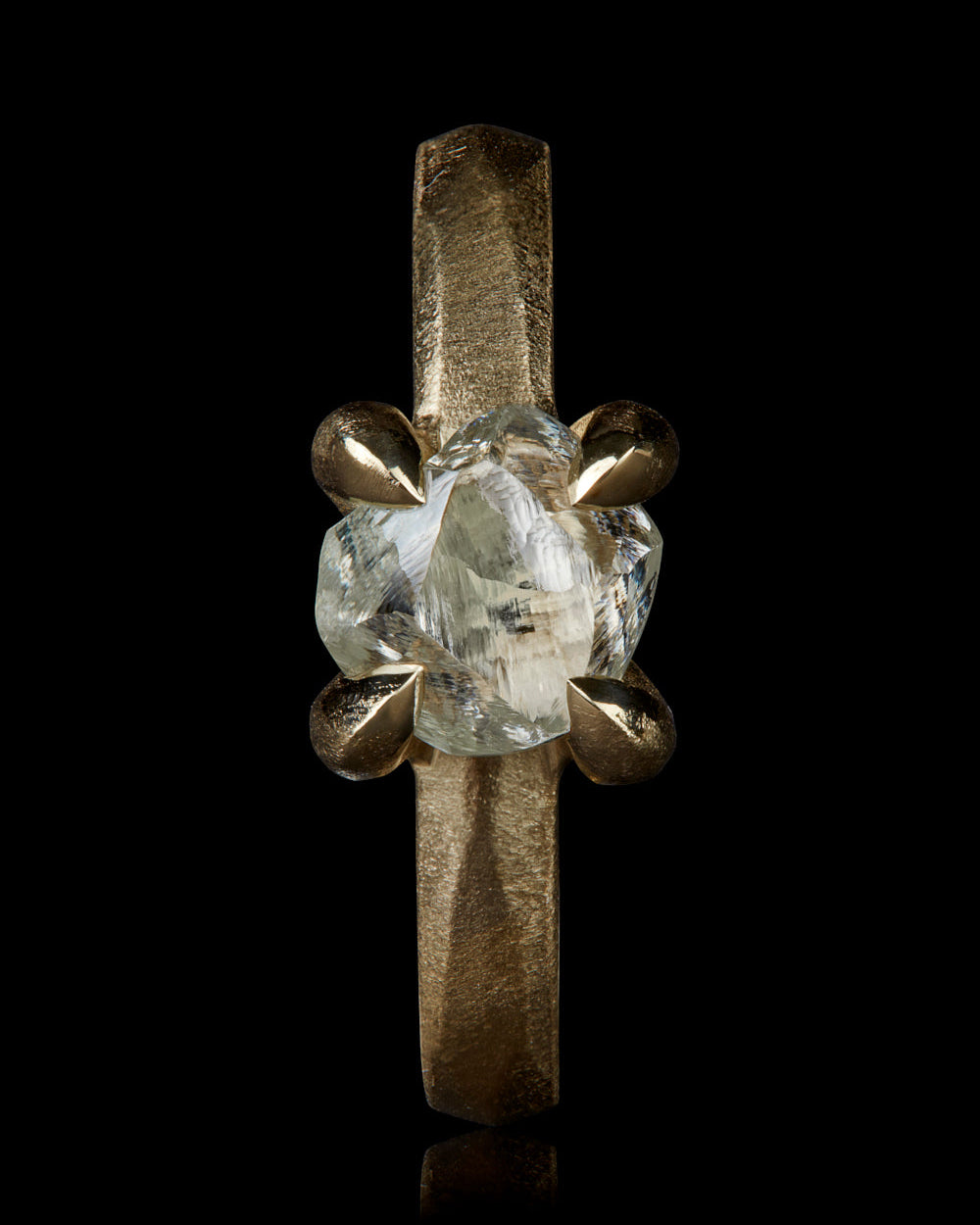 Tanzanian Rough Diamond Gold Ring – 2.62 ct.