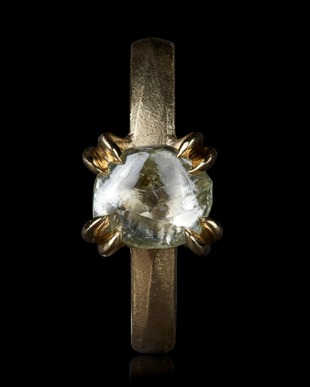 Spectacular Rough Diamond in Gold Ring – ROUGH DIAMONDS