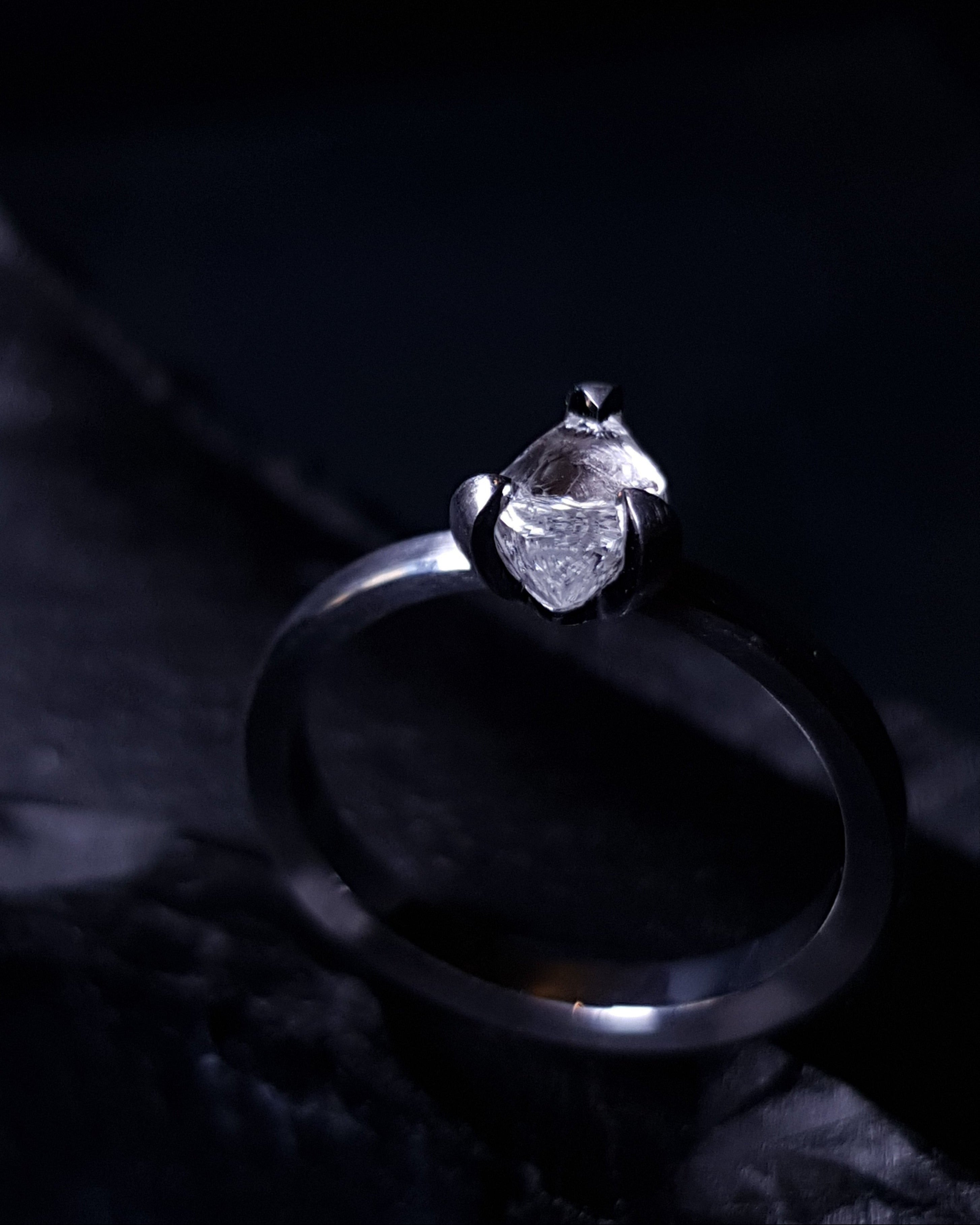 Unique Raw Diamond Ring – 1.04 ct.