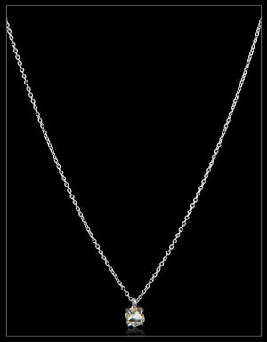 Forever Raw Natural Beauty in White Gold Necklace – 0.92 ct.