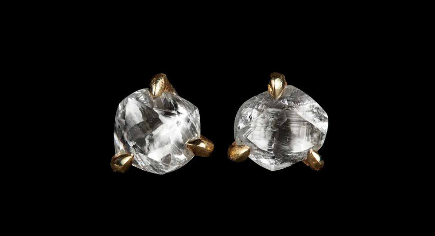 Rough Diamond Earrings