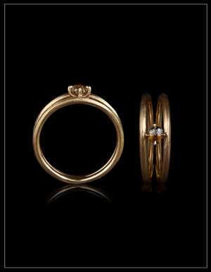 Sunrise in South Africa Gold Ring – 0.26 ct.