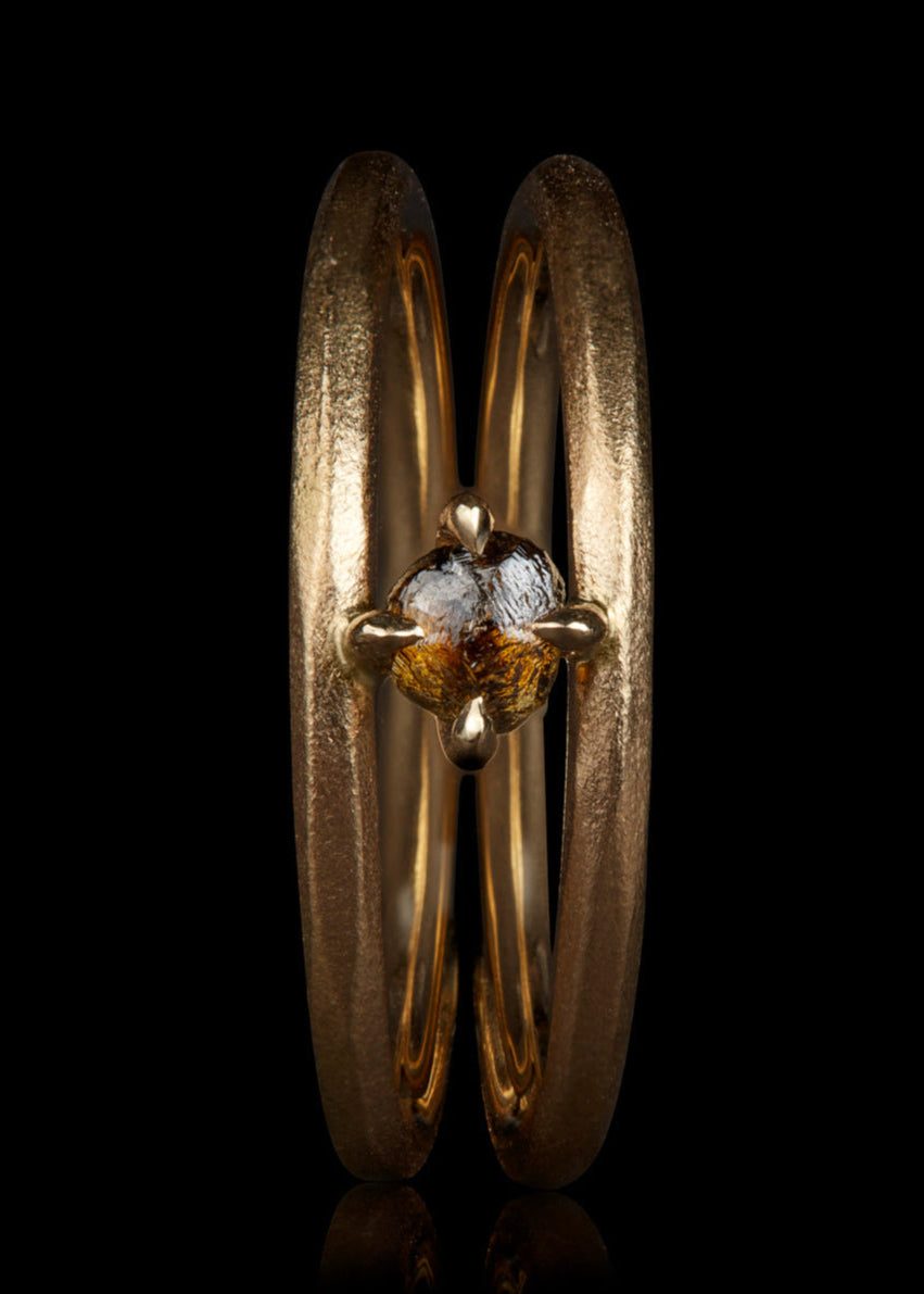 0.26 ct. - Solopgang i Sydafrika Guldring