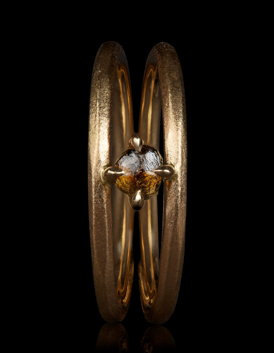 Sunrise in South Africa Gold Ring – 0.26 ct.