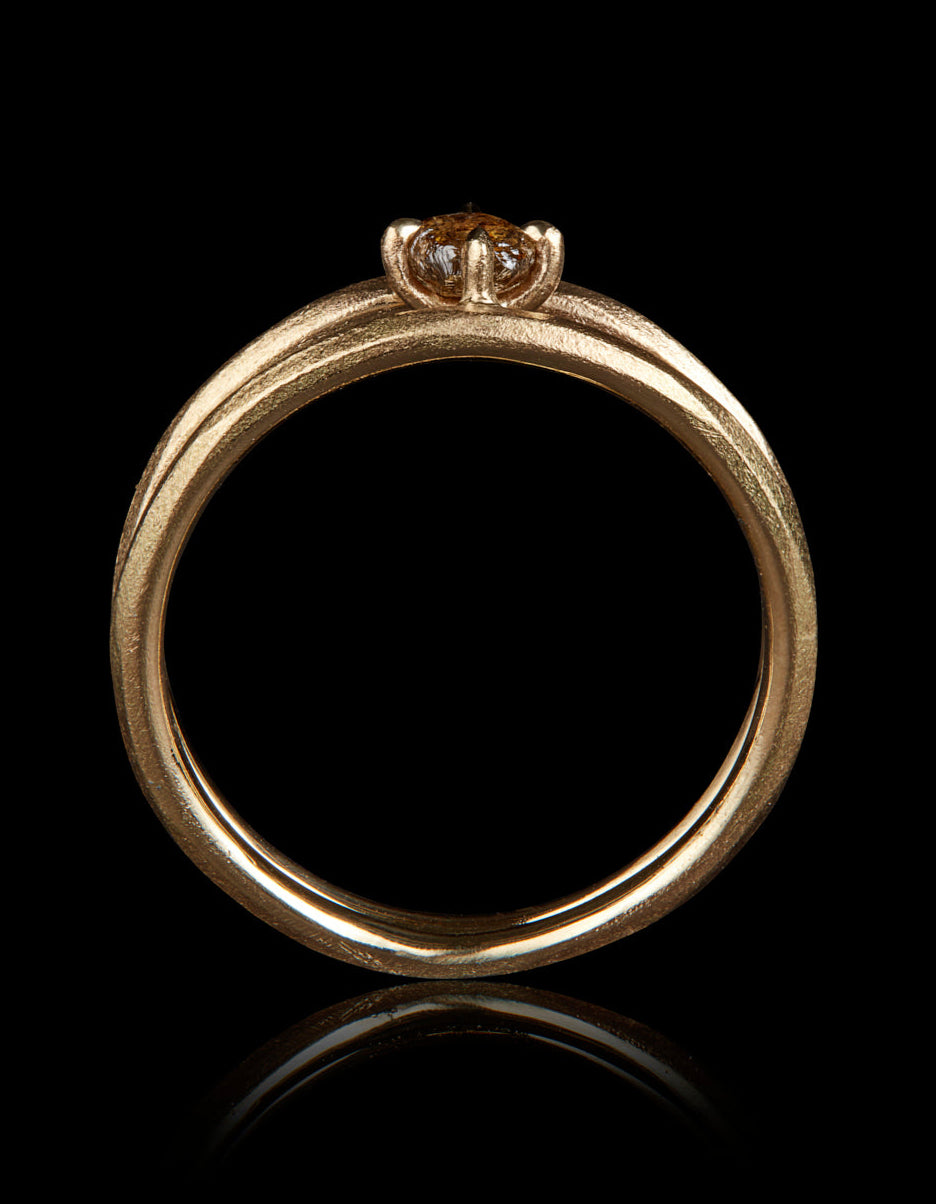 Sunrise in South Africa Gold Ring – 0.26 ct.
