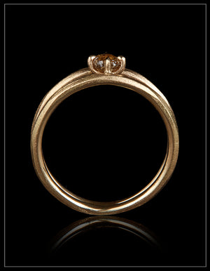 Sunrise in South Africa Gold Ring – 0.26 ct.