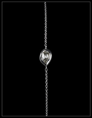 Raindrop Diamond in White Gold Bracelet – 0.31 ct.