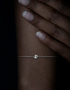 Raindrop Diamond in White Gold Bracelet – 0.31 ct.