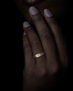 0.42 ct. - Nordlysgrøn Rå Diamant Ring