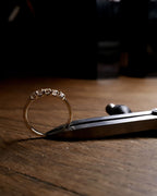 0.57 ct. - Raw Diamond Eternity Ring