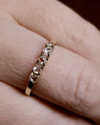 0.57 ct. - Raw Diamond Eternity Ring