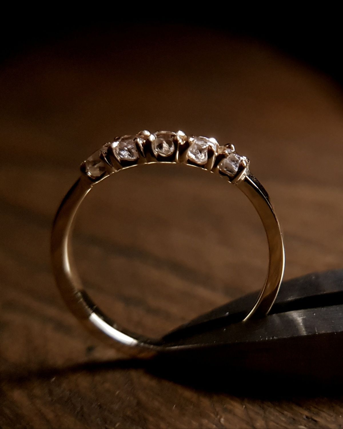 0.57 ct. - Raw Diamond Eternity Ring