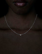 Raw Octahedron Diamond Collier – 0.61 ct. + 18.69 ct.