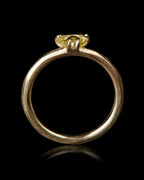 0.62 ct. -  Fancy Yellow Sunrise Diamond Gold Ring