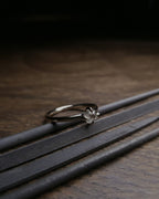 0.63 ct. - Klassisk Guldring med et Råt Twist