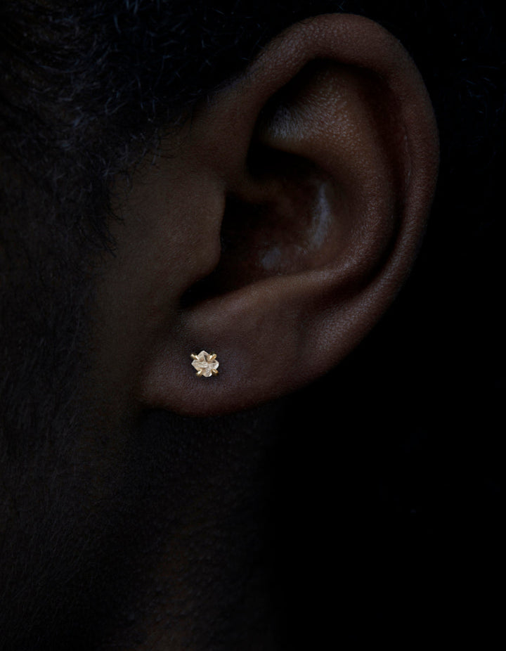 Diamonds with Personality in Gold Earrings – 0.65 ct.