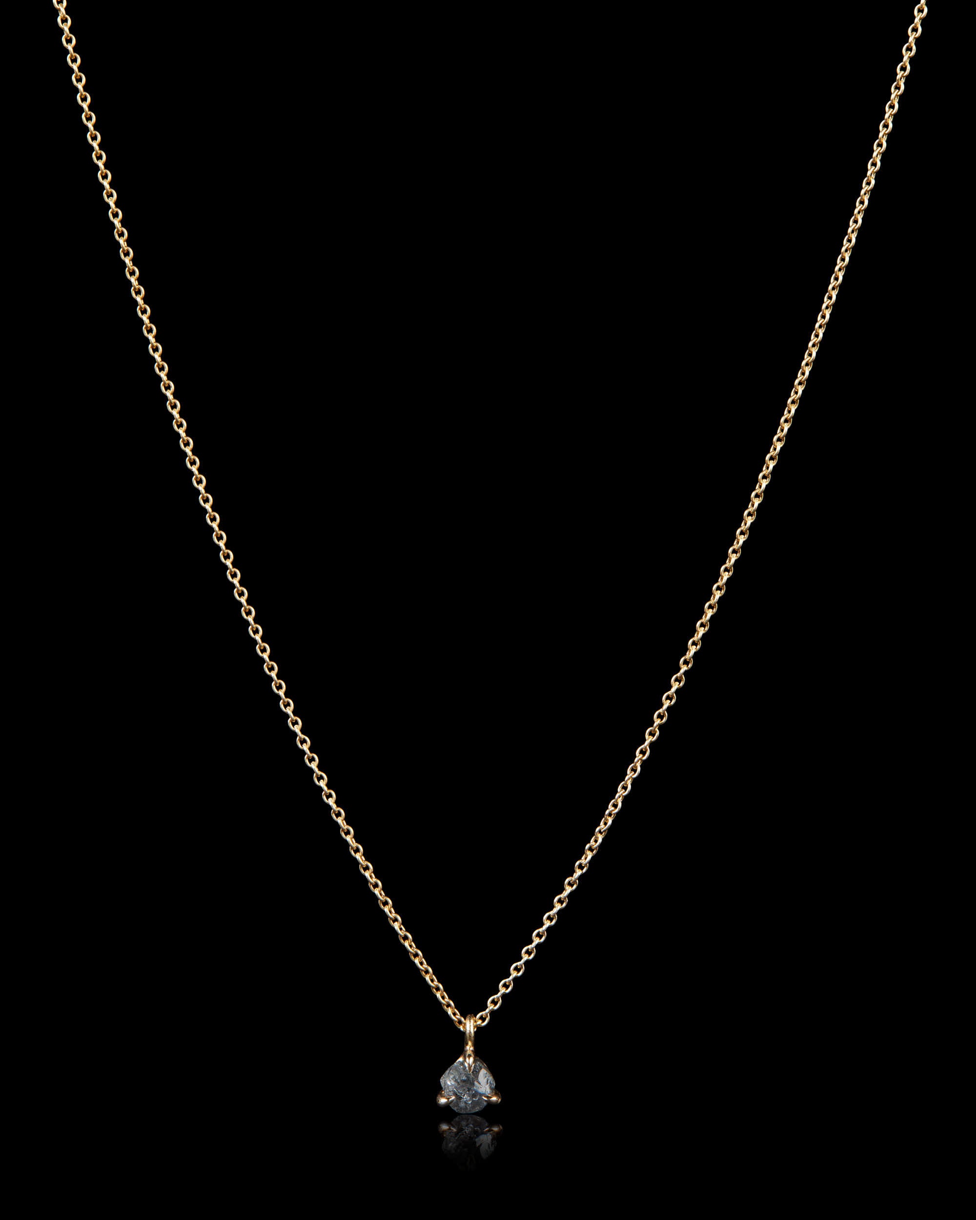 0.78 ct. - South African Raw Diamond Necklace