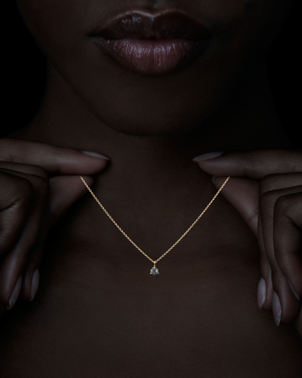 0.78 ct. - South African Raw Diamond Necklace