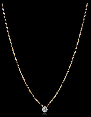 Natural Octahedron Diamond Necklace – 0.79 ct.