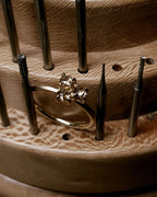 0.80 ct. - Faith, Hope & Love Raw Diamond Ring