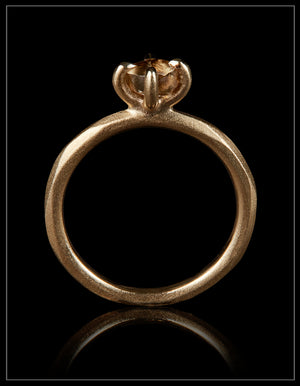 Angola Raw Diamond Gold Ring – 0.87 ct.