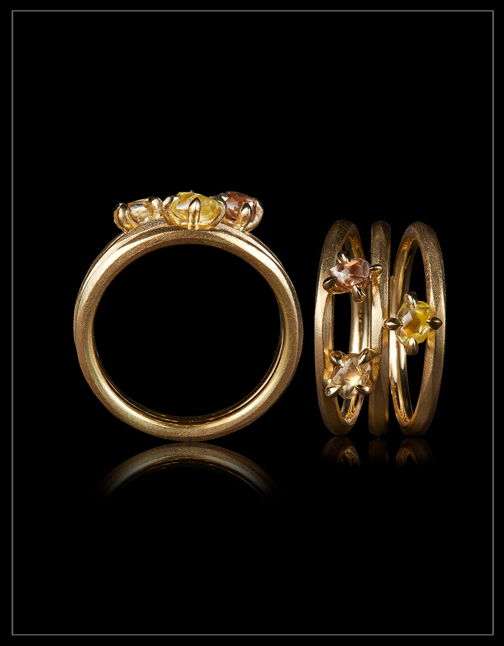 Autumn in Copenhagen Gold Ring – 0.95 ct.
