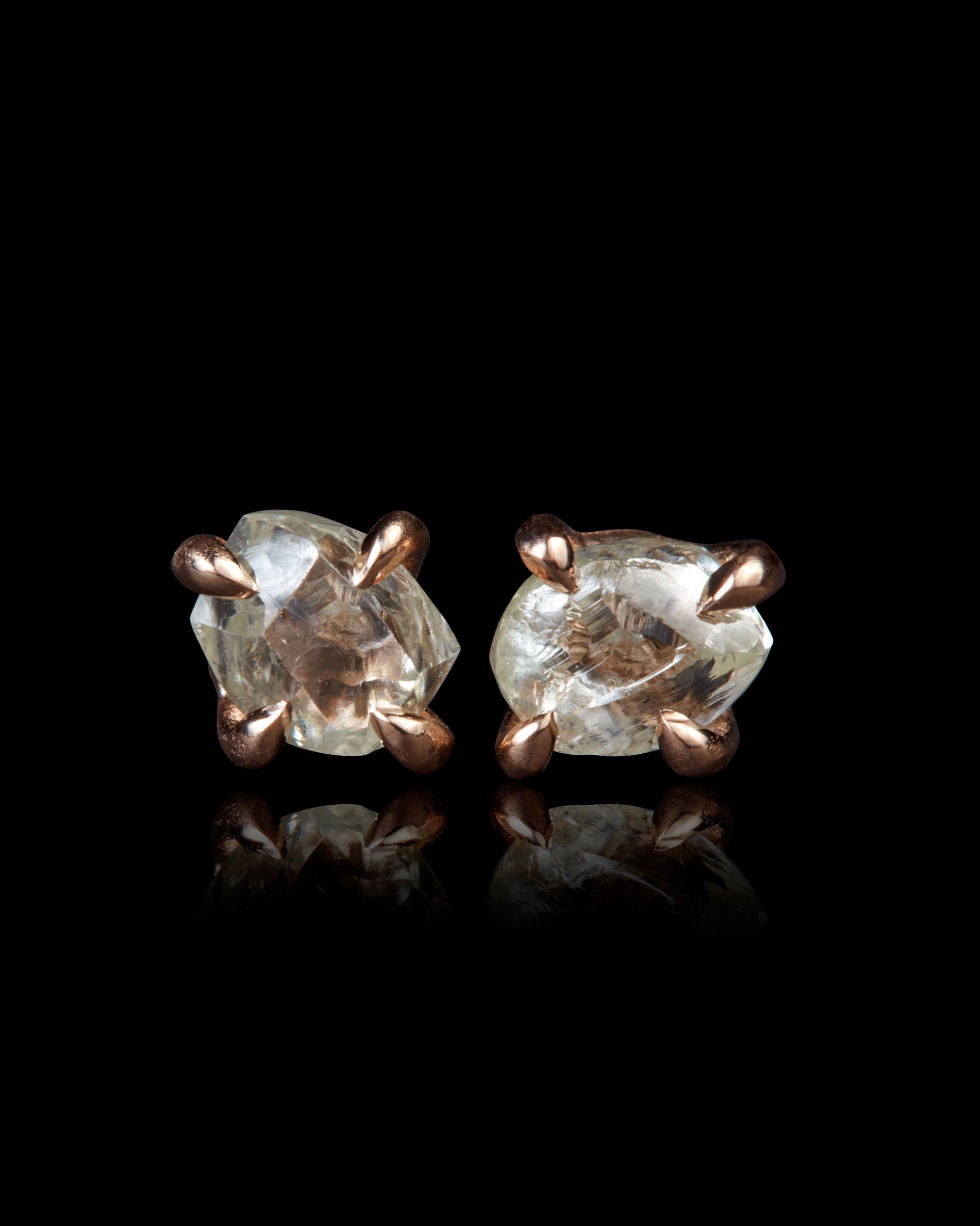 1.07 ct. - Delicate Beauties in Rose Gold Earrings