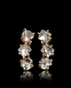 1.08 ct. - Rough Diamond Milkyway Gold Earrings