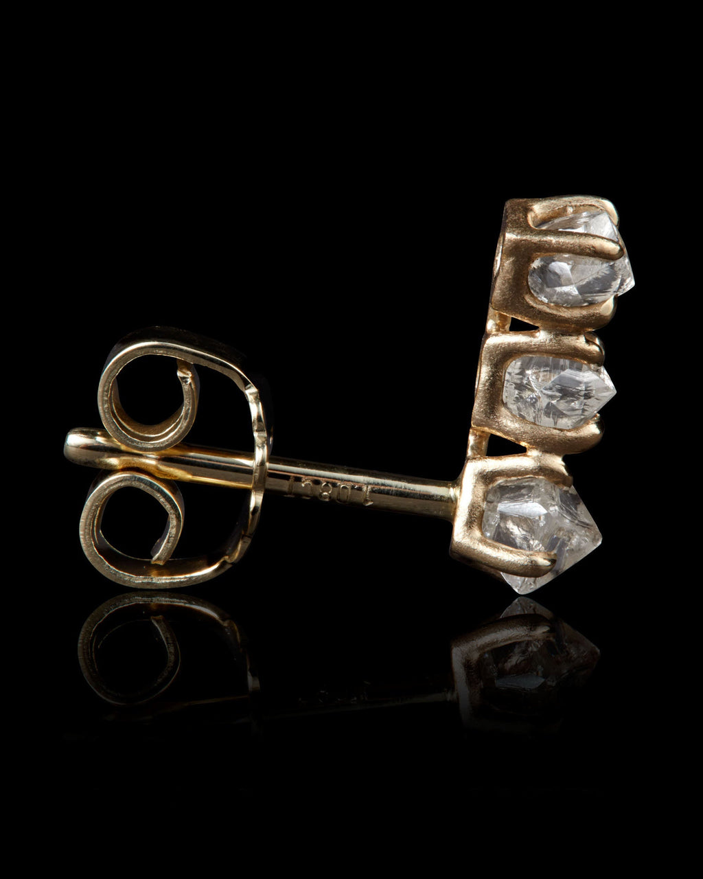 1.08 ct. - Rough Diamonds Pair of Ear Crawls