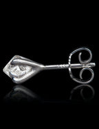 Uncut Octahedron Diamond Earrings – 1.23 ct.