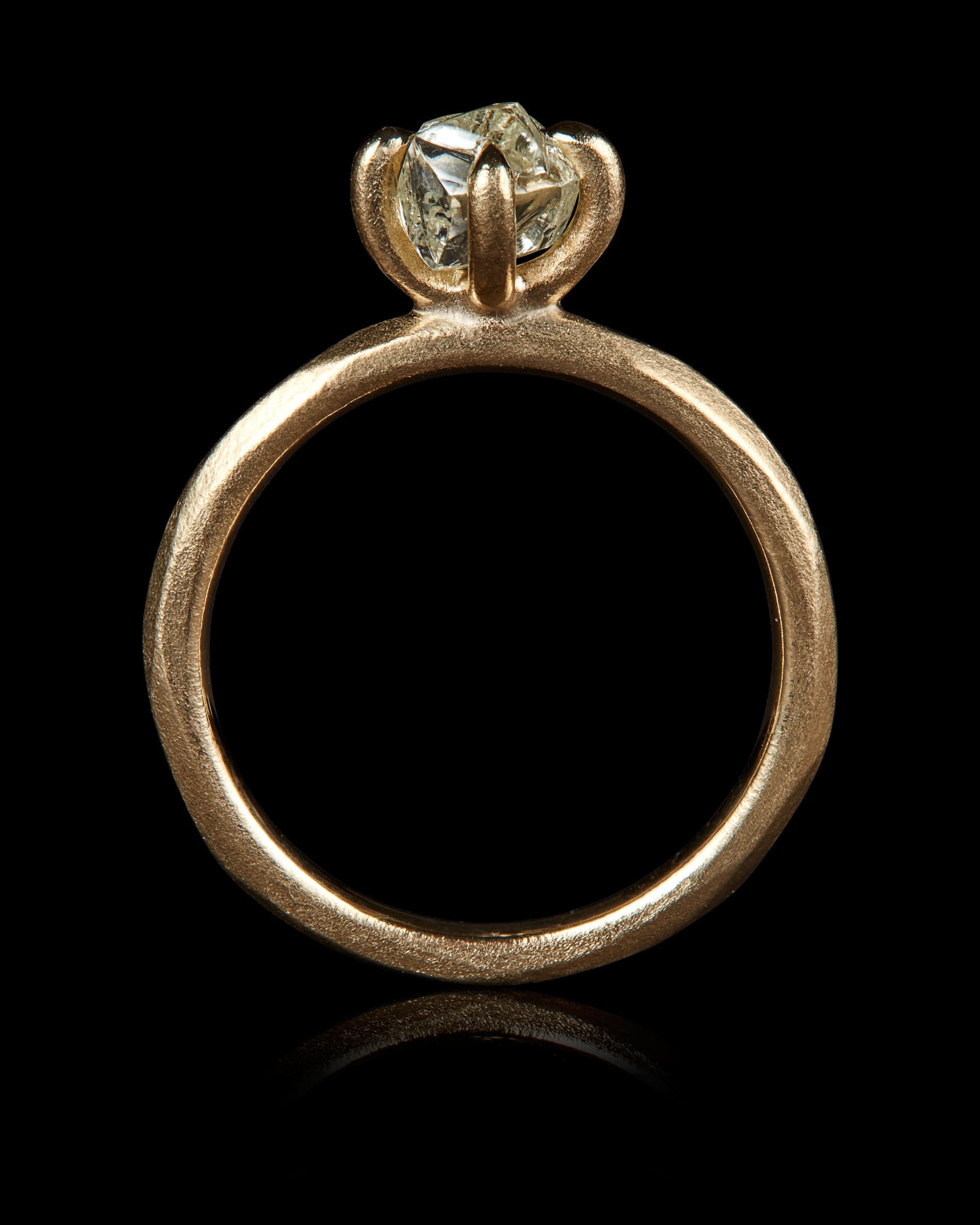 1.29 ct. – Usleben Diamant fra Sydafrika Guldring