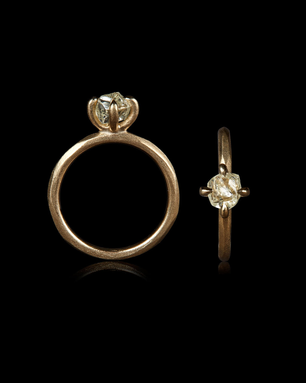 1.29 ct. – Usleben Diamant fra Sydafrika Guldring