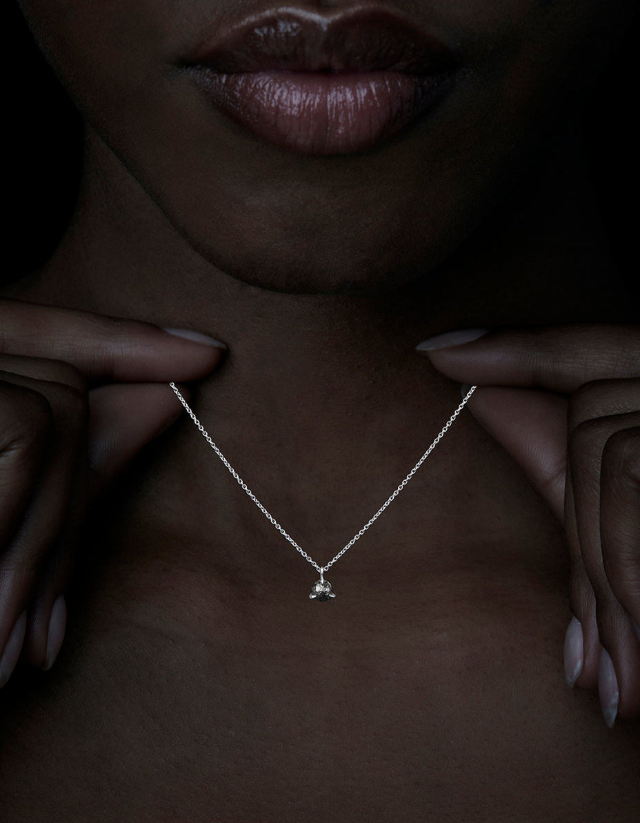 Raw Diamond Necklace – 1.35 ct.