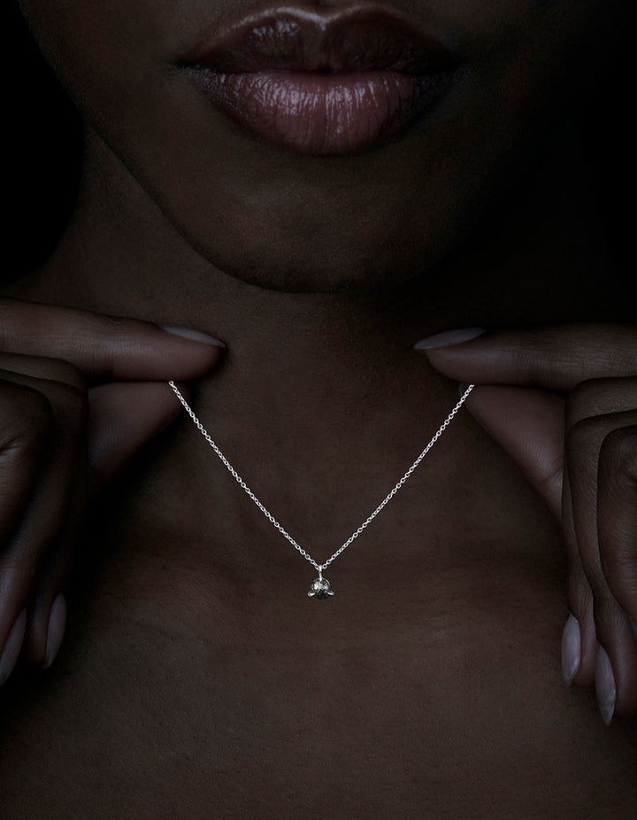 Raw Diamond Necklace – 1.35 ct.