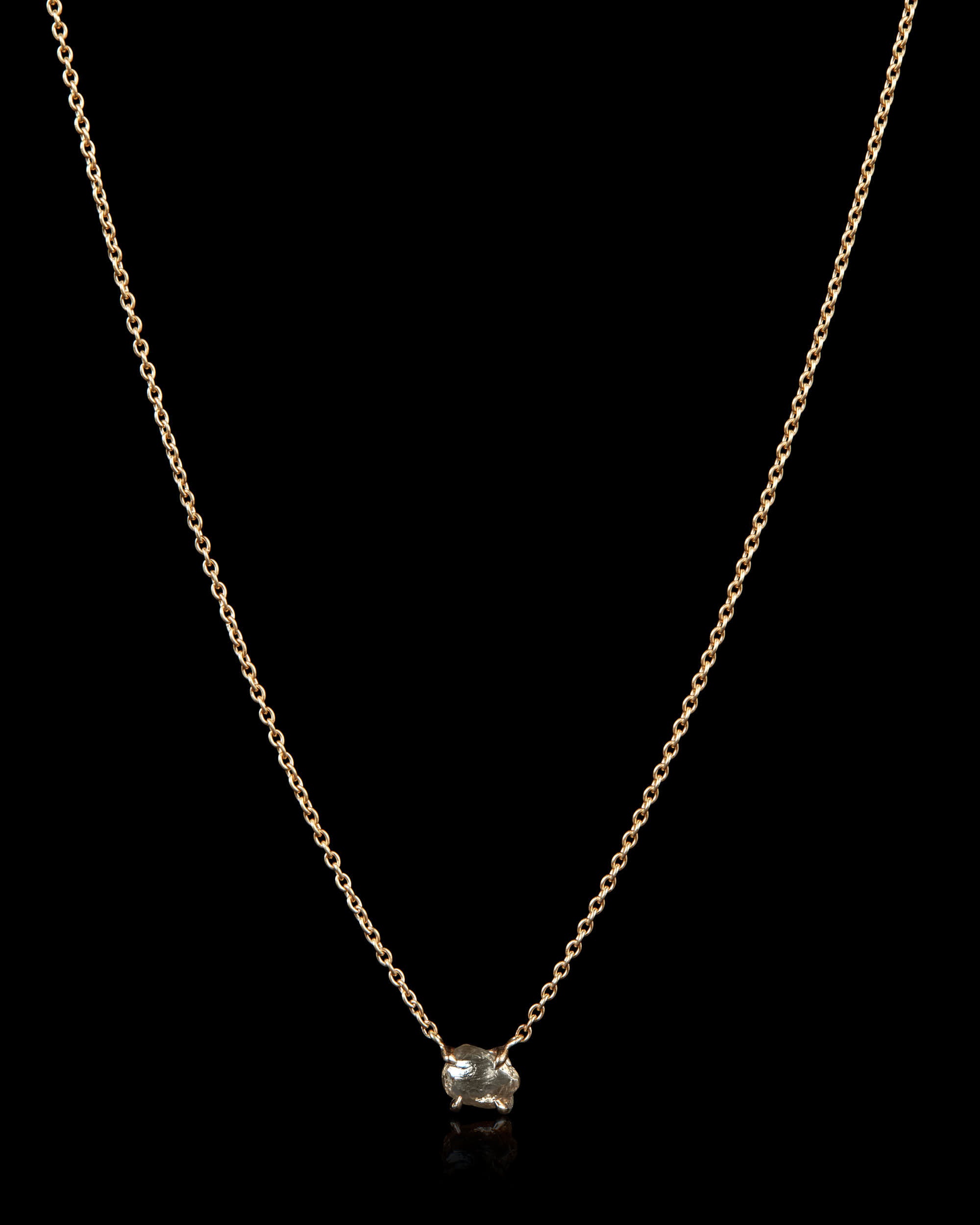 1.62 ct. - Raw Diamond from Botswana Necklace