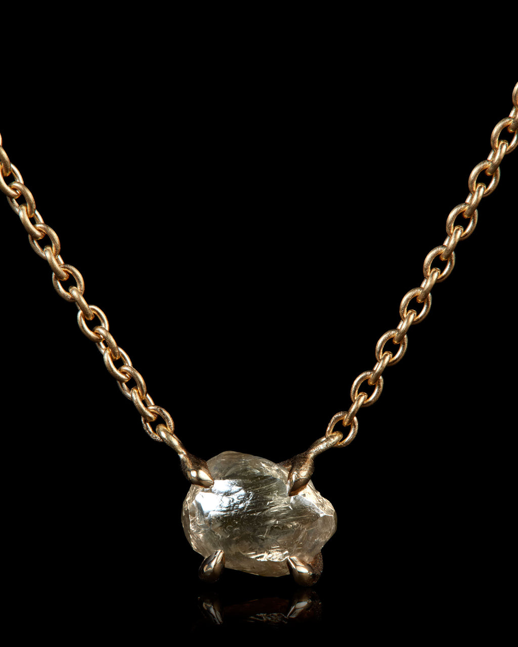 1.62 ct. - Raw Diamond from Botswana Necklace