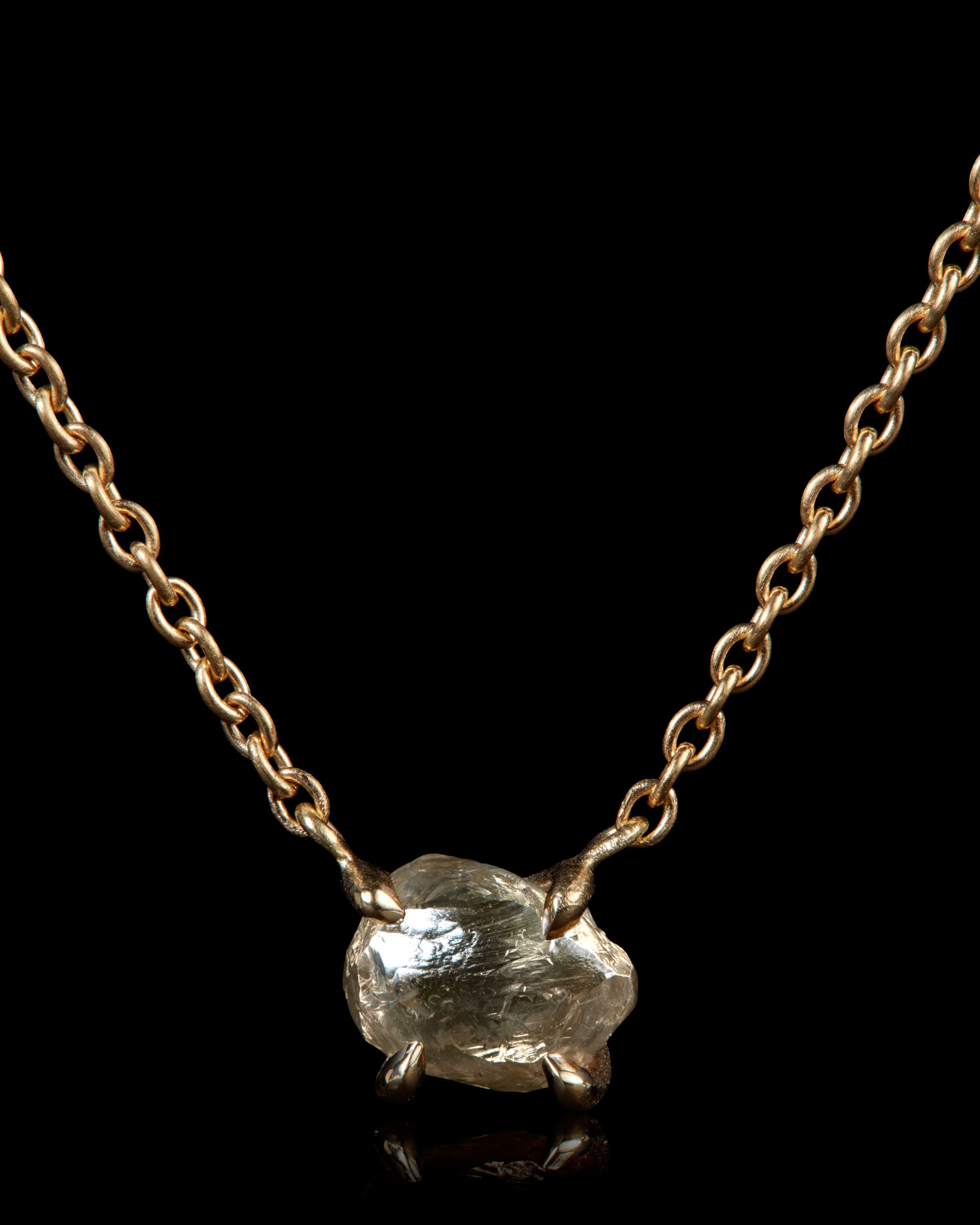 1.62 ct. - Raw Diamond from Botswana Necklace
