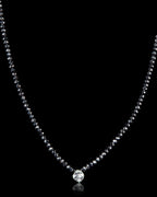 1.70 ct. & 24.80 ct. White & Black Diamond Collier