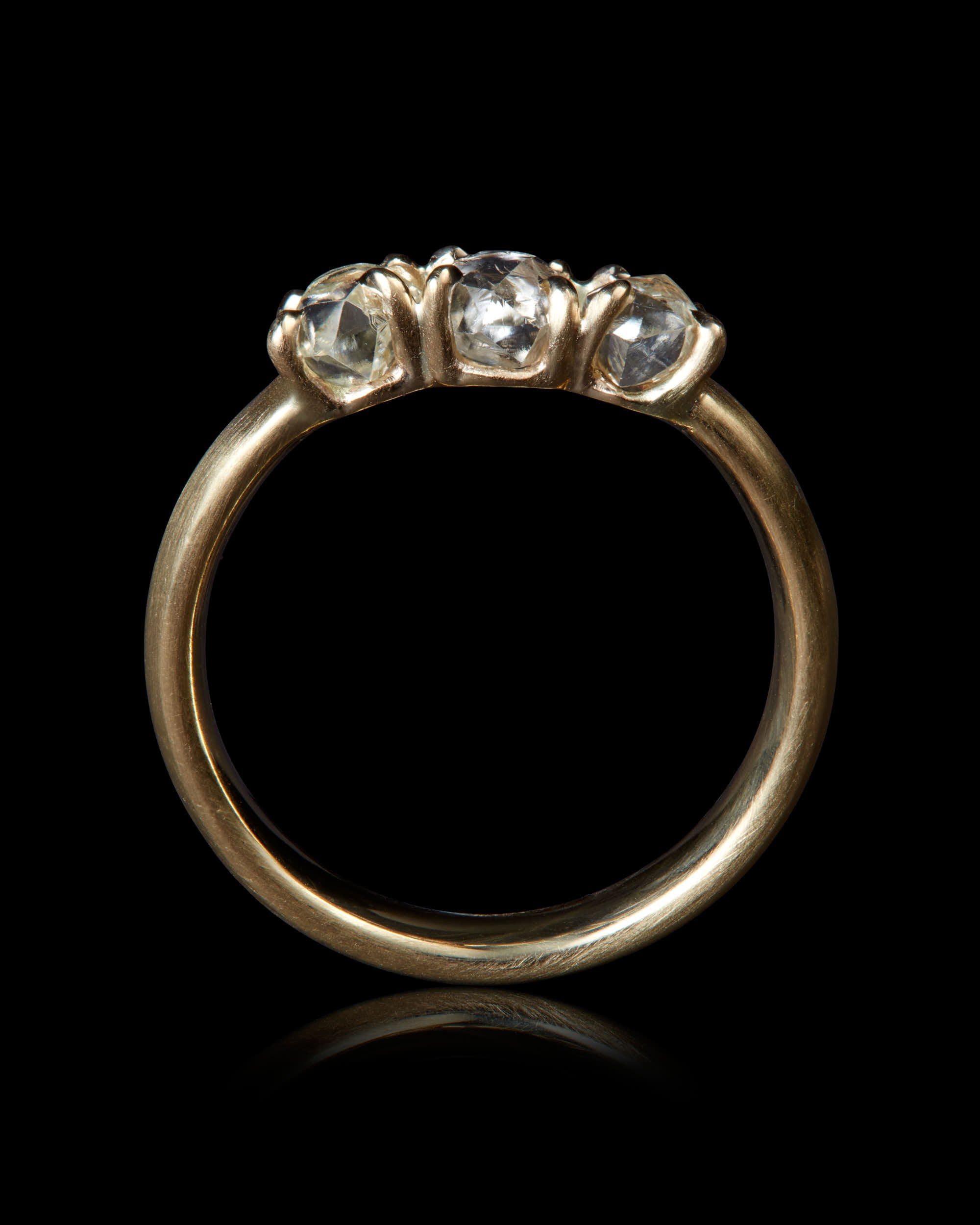 1.81 ct. -  Nature's Trinity Diamond Gold Ring