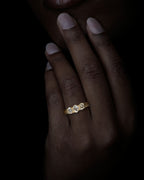 1.81 ct. -  Nature's Trinity Diamond Gold Ring