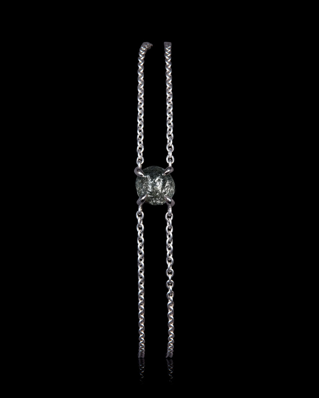 1.84 ct. -  Round Raw Diamond Bracelet
