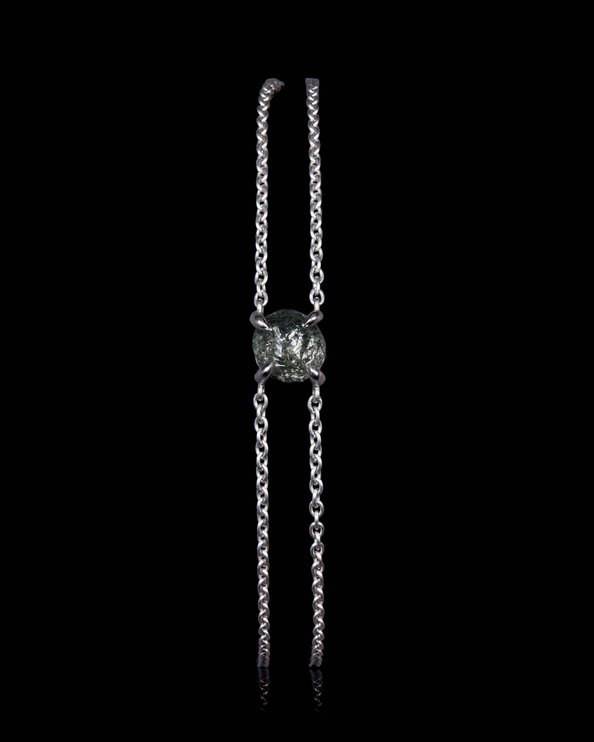 1.84 ct. -  Round Raw Diamond Bracelet