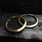 Voluminous Handcrafted Gold Creoles