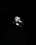 2.10 ct. – Rough Diamond White Gold Ring