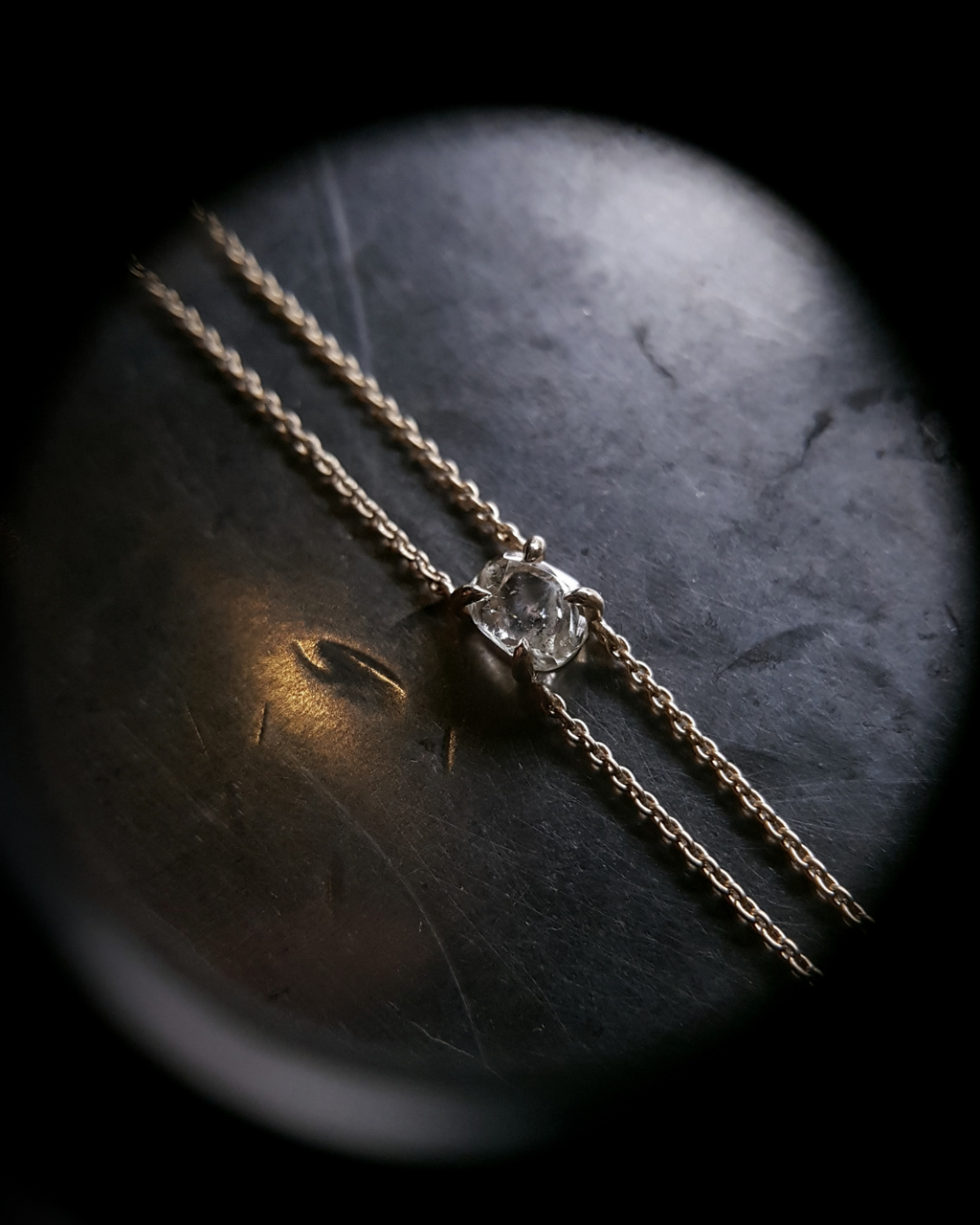 1.33 ct. -  White Diamond in Gold Bracelet Chain