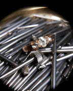 2.02 ct. - Raw Diamonds in a Row Gold Ring